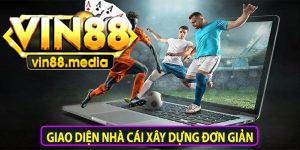 Giao diện nhà cái xây dựng đơn giản